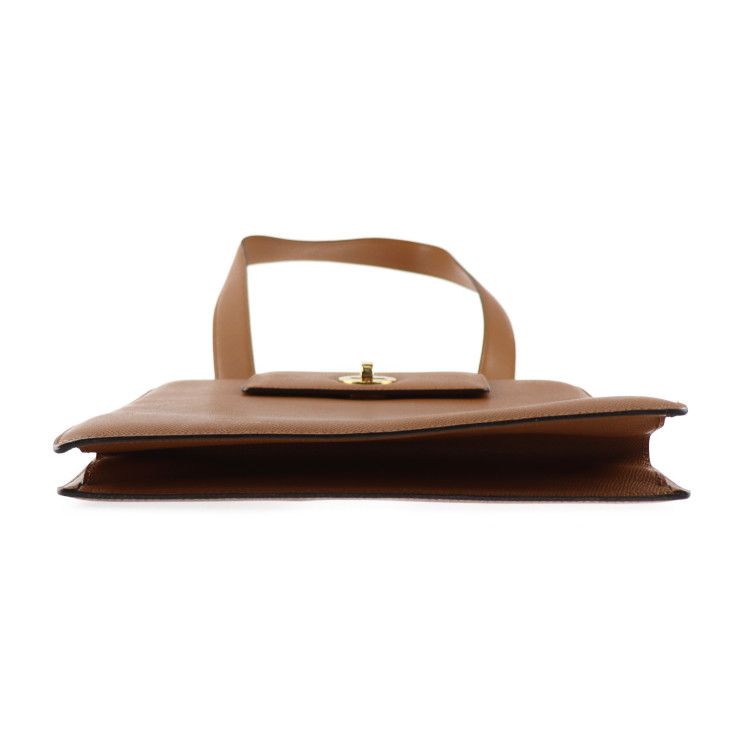 Bvlgari Bulgari Shoulder Bag - Leather Brown Gold Hardware Bulgari Pochette