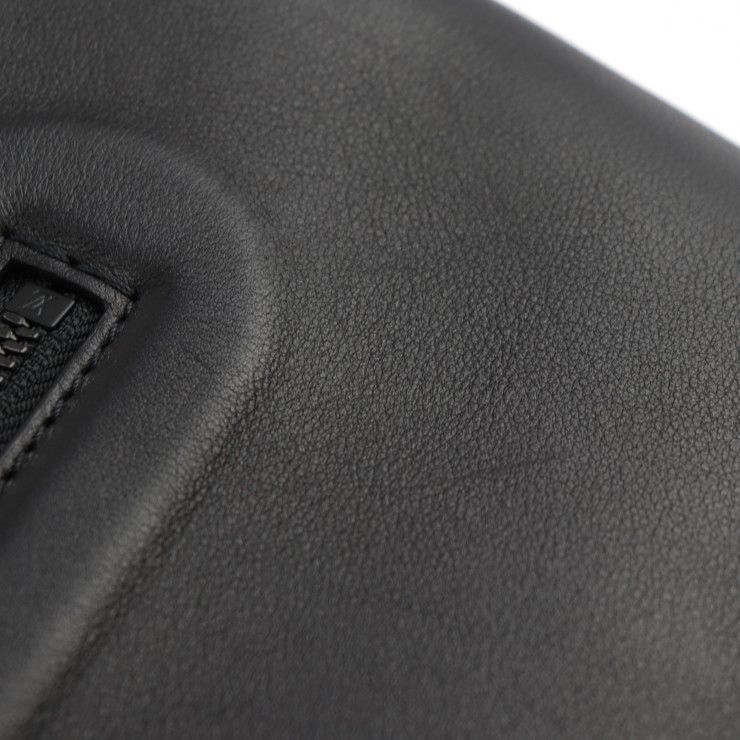 Louis Vuitton Pochette Cosmos Second Bag M63268 Leather Black Dark Infini Ti