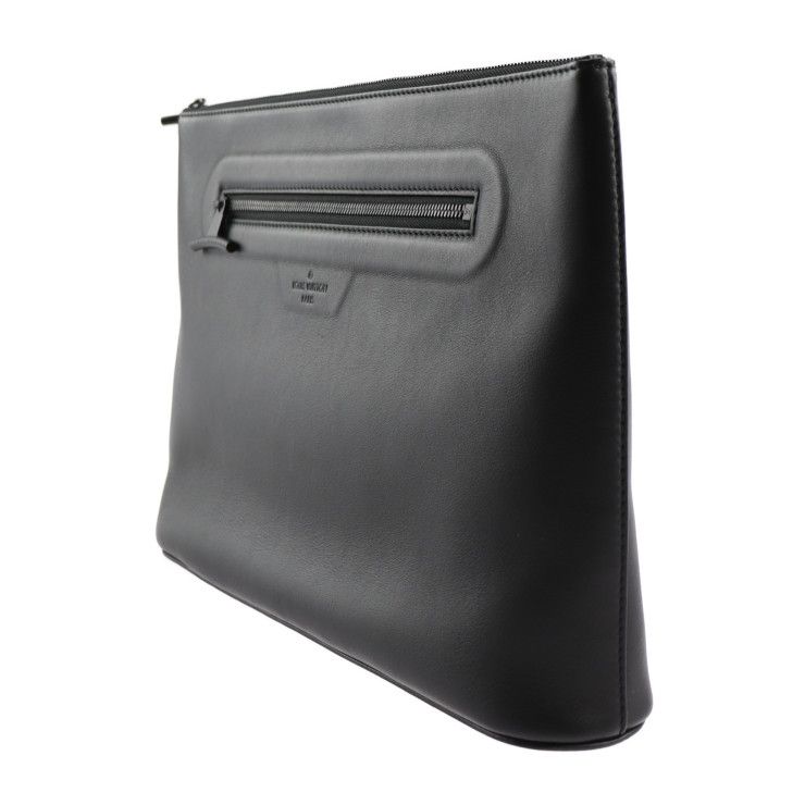 Louis Vuitton Pochette Cosmos Second Bag M63268 Leather Black Dark Infini Ti