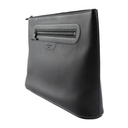 Louis Vuitton Pochette Cosmos Second Bag M63268 Leather Black Dark Infini Ti