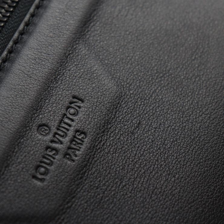 Louis Vuitton Pochette Cosmos Second Bag M63268 Leather Black Dark Infini Ti
