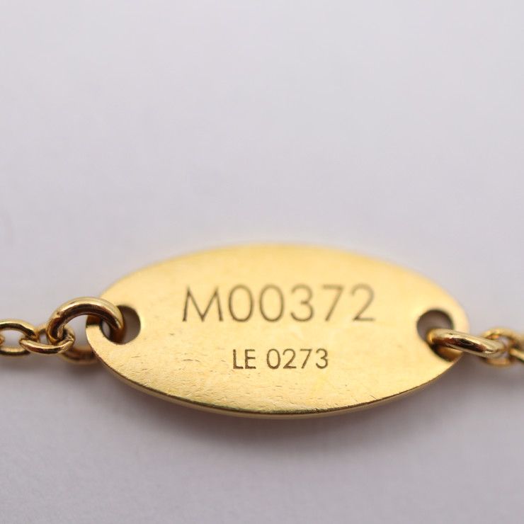 Louis Vuitton Bracelet Louisette Bracelet M00372 Metal Gold Flower Viton