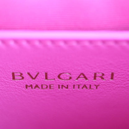 Bvlgari 2WAY Mini Tote Handbag 292318 Calfleather Pinkish Gold Hardware