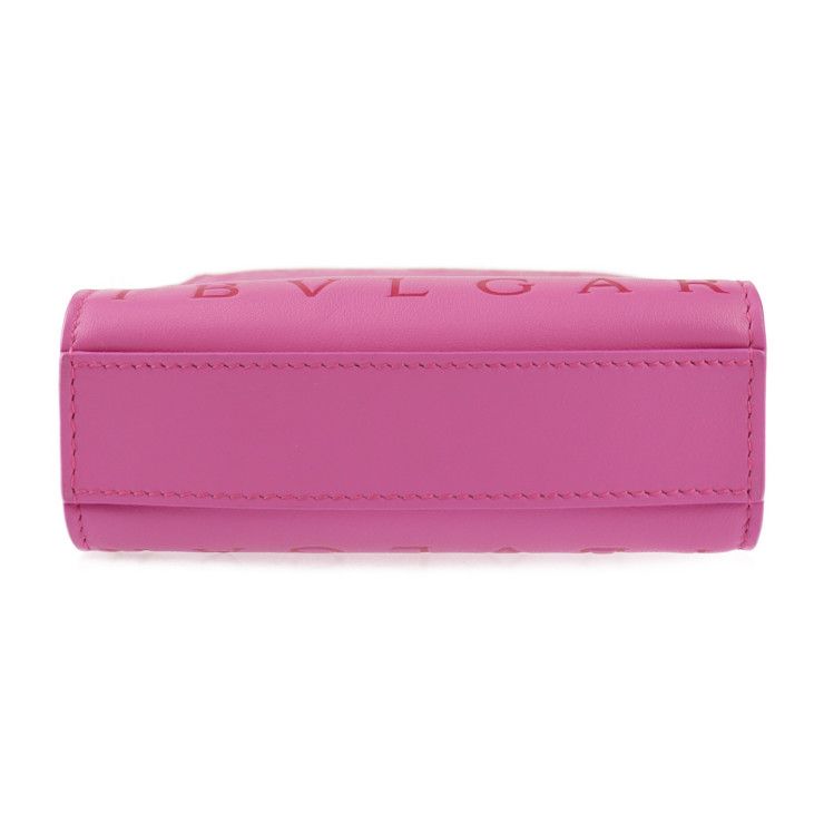 Bvlgari 2WAY Mini Tote Handbag 292318 Calfleather Pinkish Gold Hardware