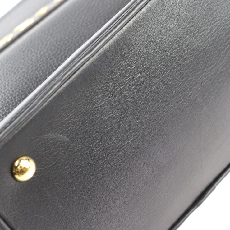 Louis Vuitton Cruiser PM Handbag M57934 Calf Leather Black Gold Hardware 2WAY