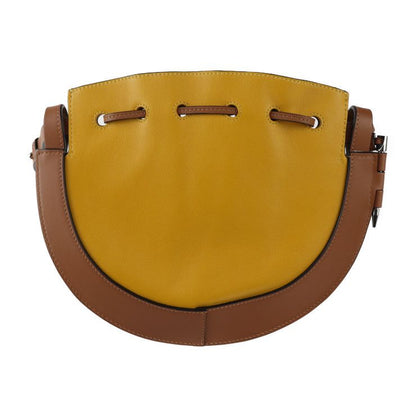 Loewe Horseshoe Small Shoulder Bag A826303x03 Calf Leather Yellowish Brown