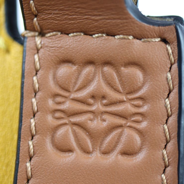 Loewe Horseshoe Small Shoulder Bag A826303x03 Calf Leather Yellowish Brown