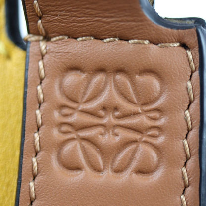 Loewe Horseshoe Small Shoulder Bag A826303x03 Calf Leather Yellowish Brown