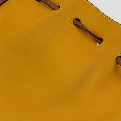 Loewe Horseshoe Shoulder Bag A826303x03 Leather Yellowish Brown Drawstring