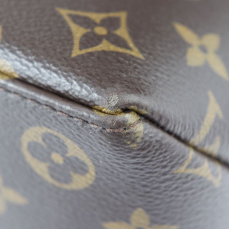 Louis Vuitton Petit Palais PM Handbag M45900 PVC Leather Brown Gold Hardware