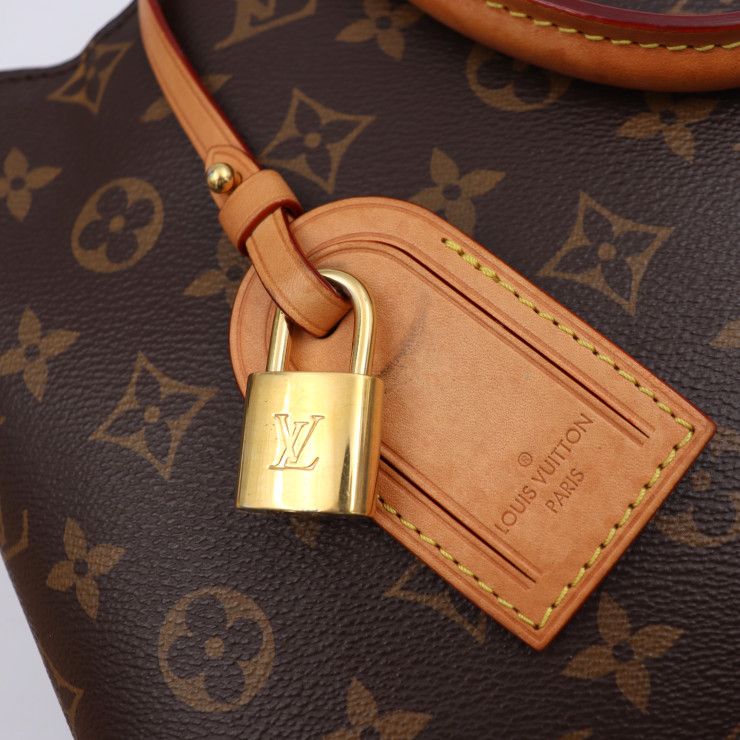 Louis Vuitton Petit Palais PM Handbag M45900 PVC Leather Brown Gold Hardware