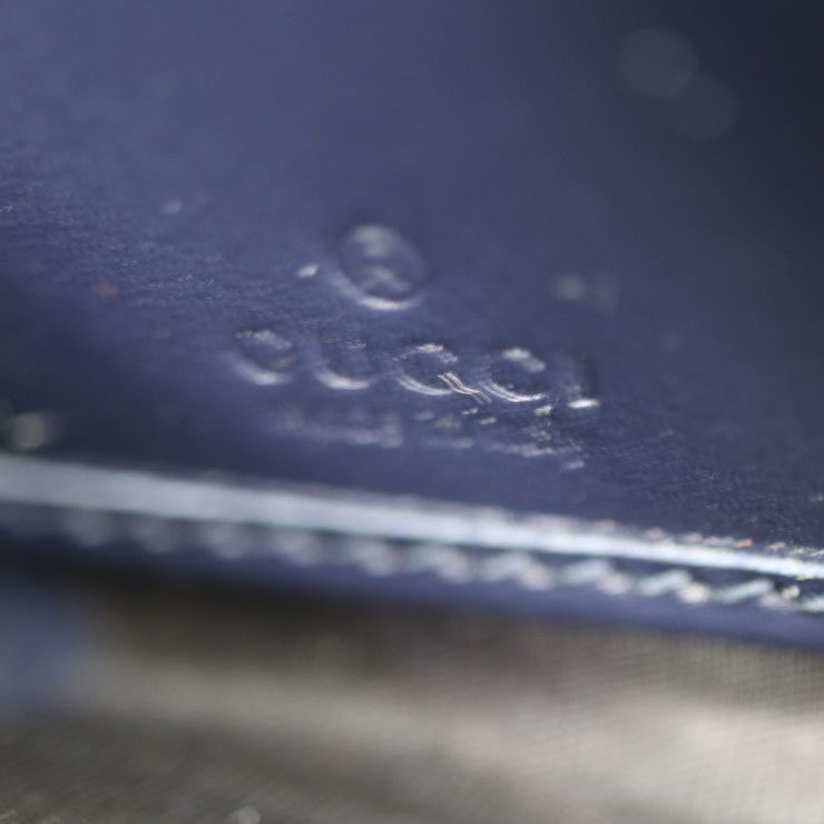 Gucci Long Wallet 621889 Vintage Canvas And Leather Beigeish Black Gold