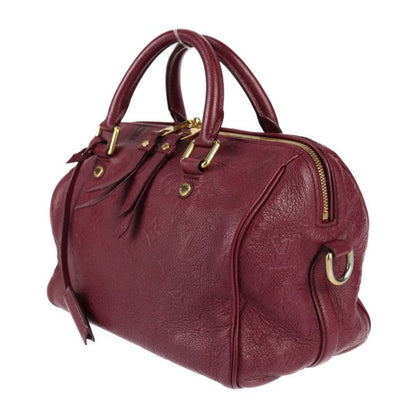 Louis Vuitton Speedy Bandoliere 25 Handbag M40764 Leather Aurore Gold Hardware