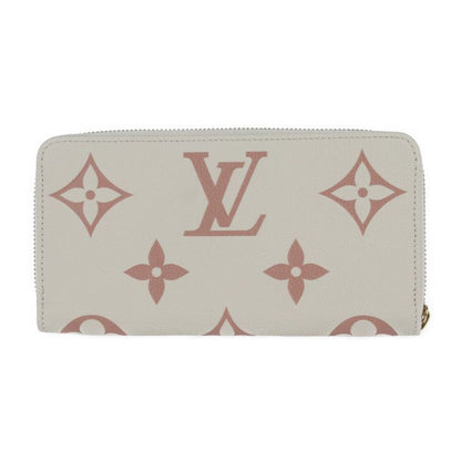 Louis Vuitton Zippy Wallet Long Wallet M81914 Monogram Empreinte Cream Rose