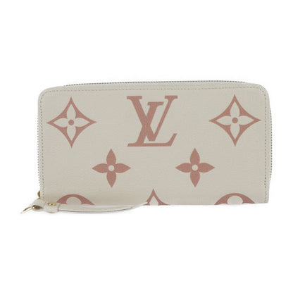 Louis Vuitton Zippy Wallet Long Wallet M81914 Monogram Empreinte Cream Rose