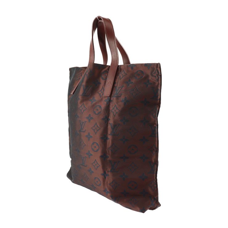 Louis Vuitton Cabas Escapade Tote Bag M56710 Nylon Leather Brown Monogram With