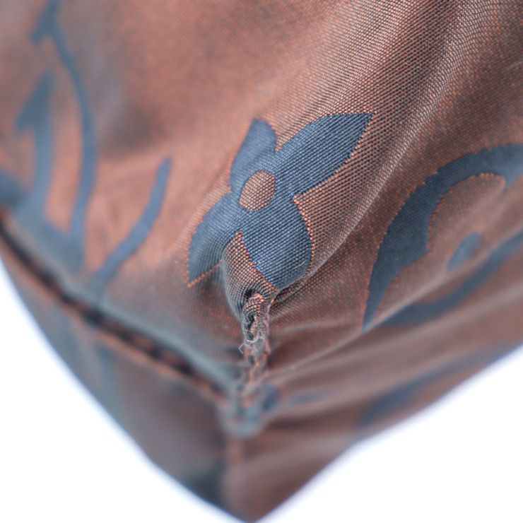 Louis Vuitton Cabas Escapade Tote Bag M56710 Nylon Leather Brown Monogram With