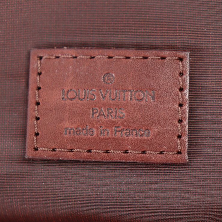 Louis Vuitton Cabas Escapade Tote Bag M56710 Nylon Leather Brown Monogram With