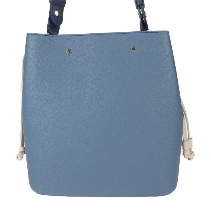 Louis Vuitton Lock Me Bucket Handbag M51413 Taurillon Leather Blue Jean Silver