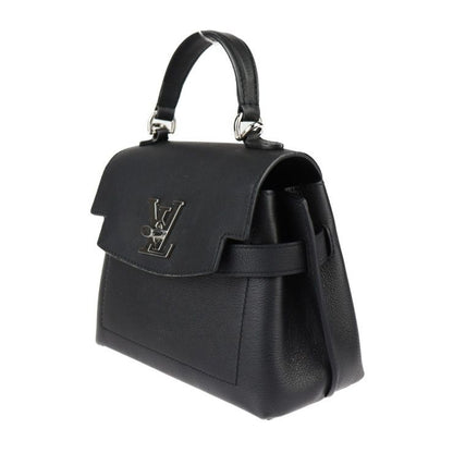 Louis Vuitton Lock Me Ever Mini Handbag M20997 Grain Calfleather Black Silverhar