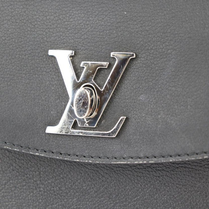 Louis Vuitton Lock Me Ever Mini Handbag M20997 Grain Calfleather Black Silverhar