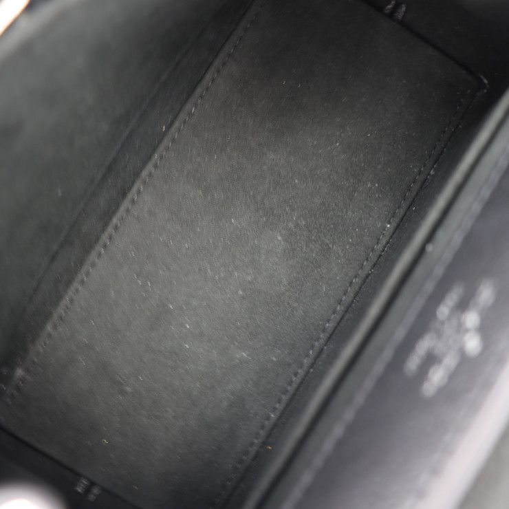 Louis Vuitton Lock Me Ever Mini Handbag M20997 Grain Calfleather Black Silverhar