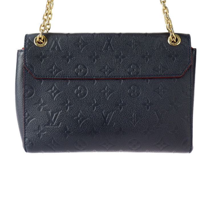 Louis Vuitton Vavin PM Shoulder Bag M52271 Leather Marine Rouge Gold Hardware