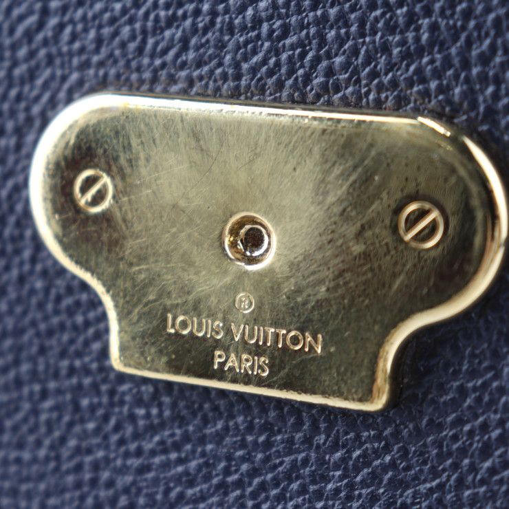 Louis Vuitton Vavin PM Shoulder Bag M52271 Leather Marine Rouge Gold Hardware