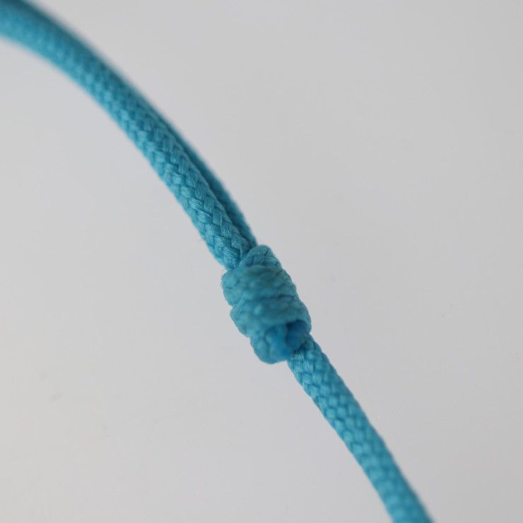 Louis Vuitton Lockit Beaded Bracelet Q05785 Recycled Polyester And Ag925 Blue
