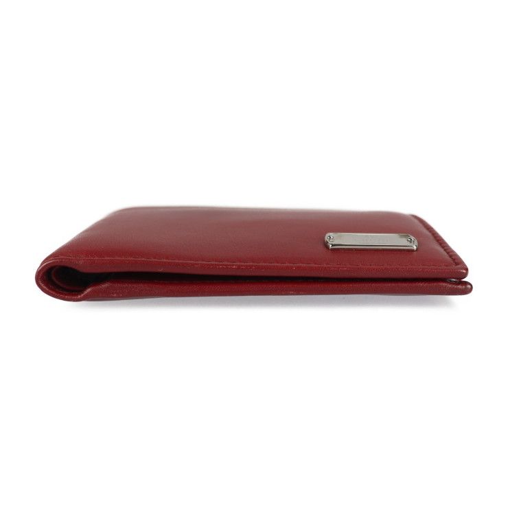Gucci Compact Wallet Fold Wallet 322134 Leather Bordeaux Logo Plate