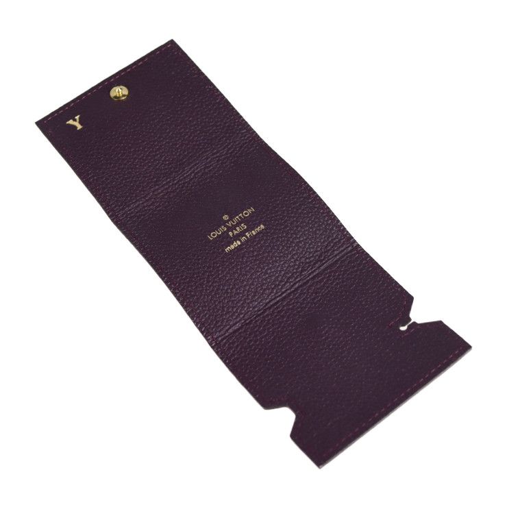 Louis Vuitton Ettui Ecouture M61484 Leather Ketchup Purple Gold Hardware