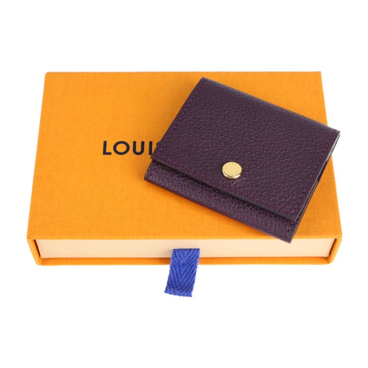 Louis Vuitton Ettui Ecouture M61484 Leather Ketchup Purple Gold Hardware