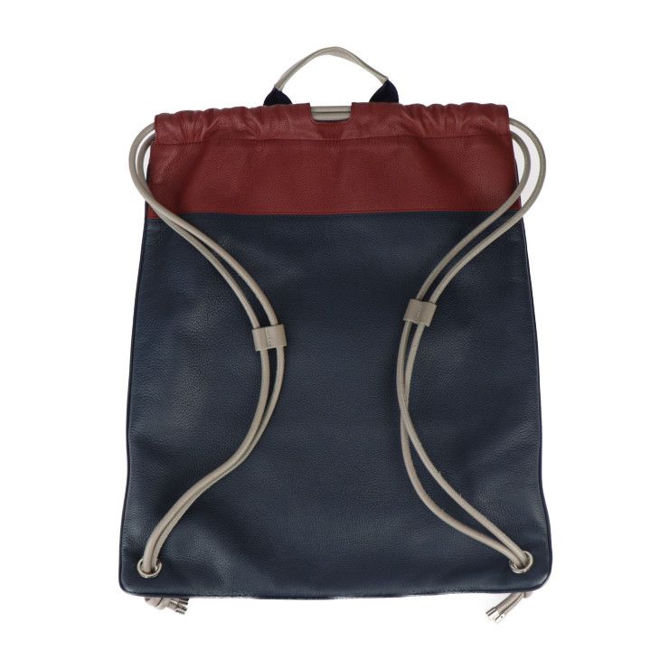 DIOR Homme Dior Homme Nap Sac Backpack Daypack - Leather Navy Red Brown Gray