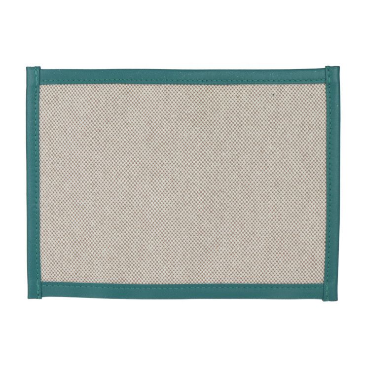Hermes Flaneur Forever Flaneur Forever Pouch - Vosuift Toile Ash Green Beige