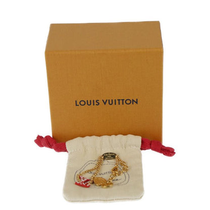 Louis Vuitton Bracelet LV Iconic Infinity Dot Bracelet M0970a Metal Gold Red