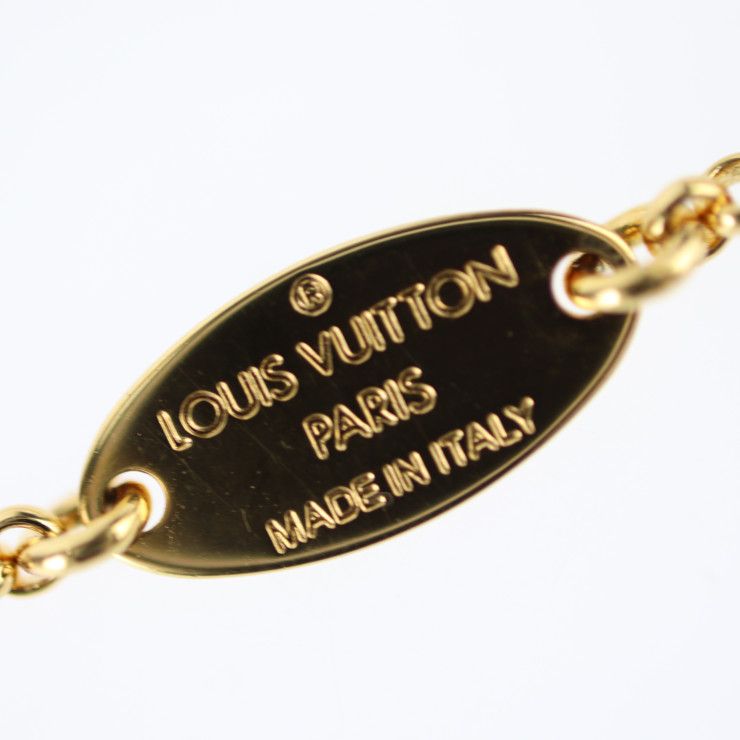 Louis Vuitton Bracelet LV Iconic Infinity Dot Bracelet M0970a Metal Gold Red
