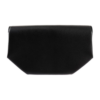 Hermes OPLI Opry Clutch Bag 071966ck Chevre Black Silver Hardware