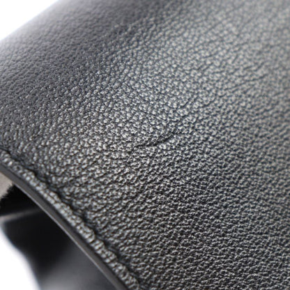 Hermes OPLI Opry Clutch Bag 071966ck Chevre Black Silver Hardware