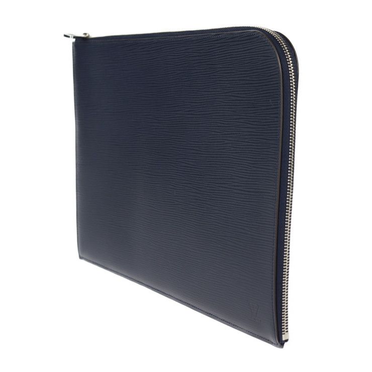 Louis Vuitton Pochette Jules GM Clutch Bag M64154 Epi Leather Blue Marline