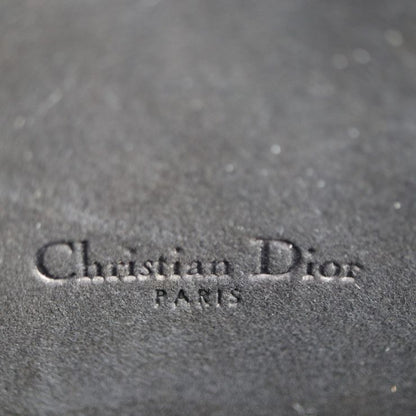 Christian DIOR Caro Double Pouch Shoulder Bag S7431ubae Calfskin Black Gold