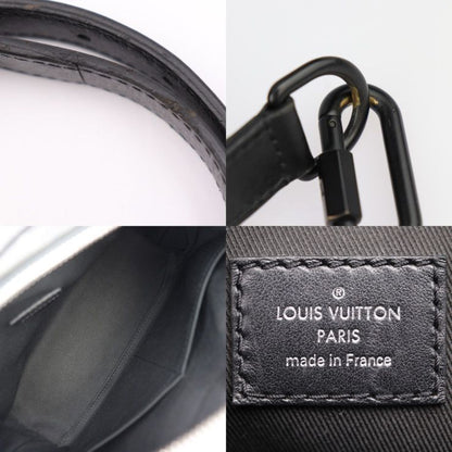 Louis Vuitton Soft Trunk Shoulder Bag M44730 PVC Leather Black Monogram Eclipse