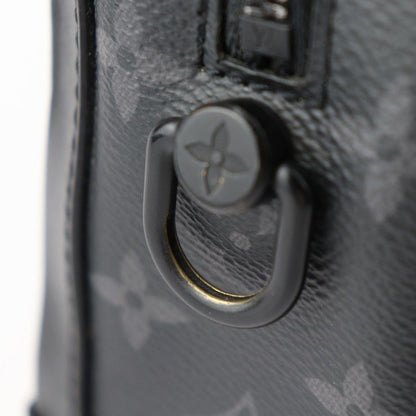 Louis Vuitton Soft Trunk Shoulder Bag M44730 PVC Leather Black Monogram Eclipse