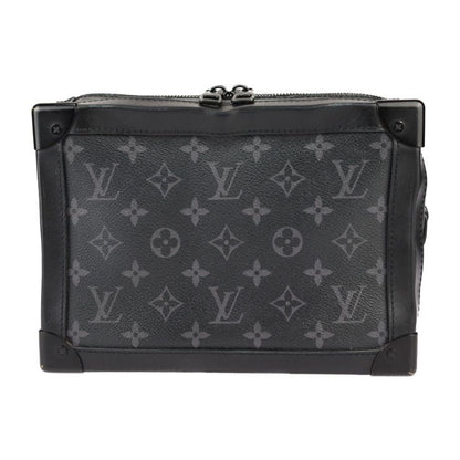Louis Vuitton Soft Trunk Shoulder Bag M44730 PVC Leather Black Monogram Eclipse