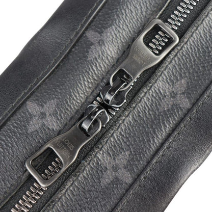 Louis Vuitton Soft Trunk Shoulder Bag M44730 PVC Leather Black Monogram Eclipse