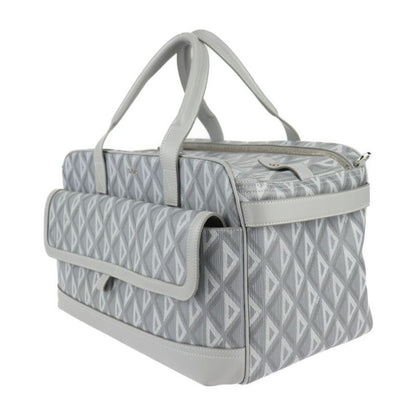DIOR Hit The Road Pet Carry Bag Boston Bag 1esdu035cdp_h42e PVC Leather Gray