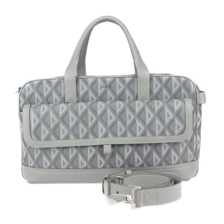 DIOR Hit The Road Pet Carry Bag Boston Bag 1esdu035cdp_h42e PVC Leather Gray
