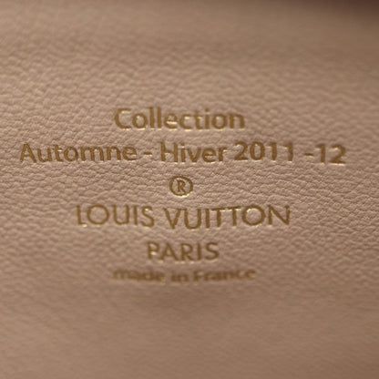 Louis Vuitton Shiny Monogram Lock It BB Handbag M40599 PVC Leather Brown Ivory