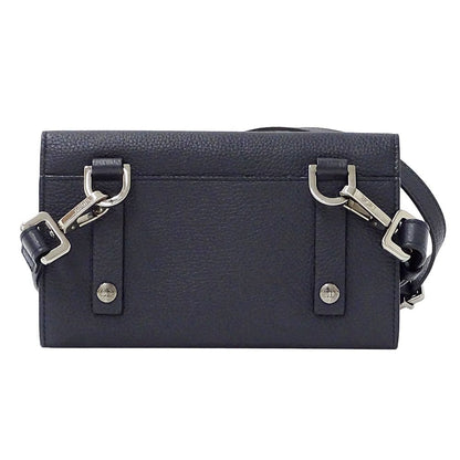 Dior Wallet Women'S Brand Shoulder Wallet Leather Navy Long Wallet Navy