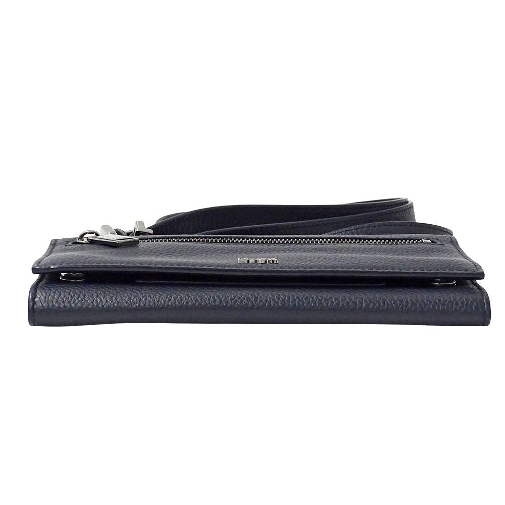Dior Wallet Women'S Brand Shoulder Wallet Leather Navy Long Wallet Navy