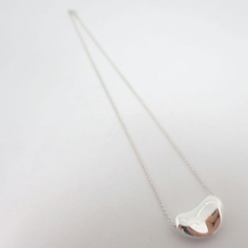 Tiffany & Co 925 Bean Pendant Necklace j103-53